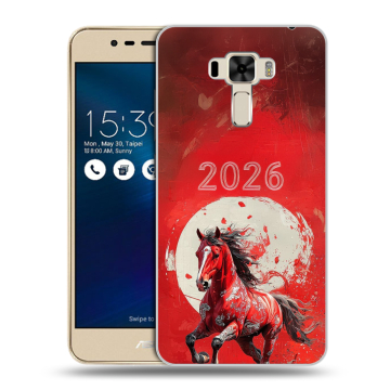 Силиконовый чехол на Asus ZenFone 3 Laser с принтом Новый год Силиконовый чехол на Asus ZenFone 3 Laser с принтом Новый год