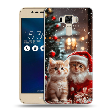 Силиконовый чехол на Asus ZenFone 3 Laser с принтом Новый год Силиконовый чехол на Asus ZenFone 3 Laser с принтом Новый год