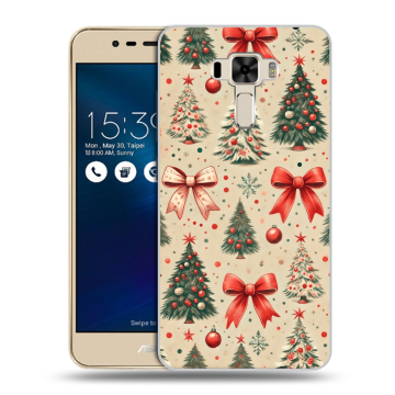 Силиконовый чехол на Asus ZenFone 3 Laser с принтом Новый год Силиконовый чехол на Asus ZenFone 3 Laser с принтом Новый год