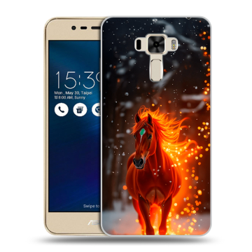 Силиконовый чехол на Asus ZenFone 3 Laser с принтом Новый год