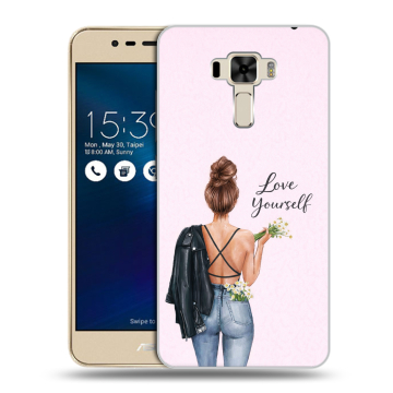 Силиконовый чехол на Asus ZenFone 3 Laser с принтом женский Силиконовый чехол на Asus ZenFone 3 Laser с принтом женский