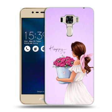 Силиконовый чехол на Asus ZenFone 3 Laser с принтом женский Силиконовый чехол на Asus ZenFone 3 Laser с принтом женский