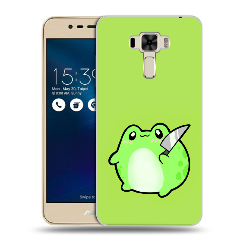 Силиконовый чехол на Asus ZenFone 3 Laser с принтом Лягушенок Силиконовый чехол на Asus ZenFone 3 Laser с принтом Лягушенок