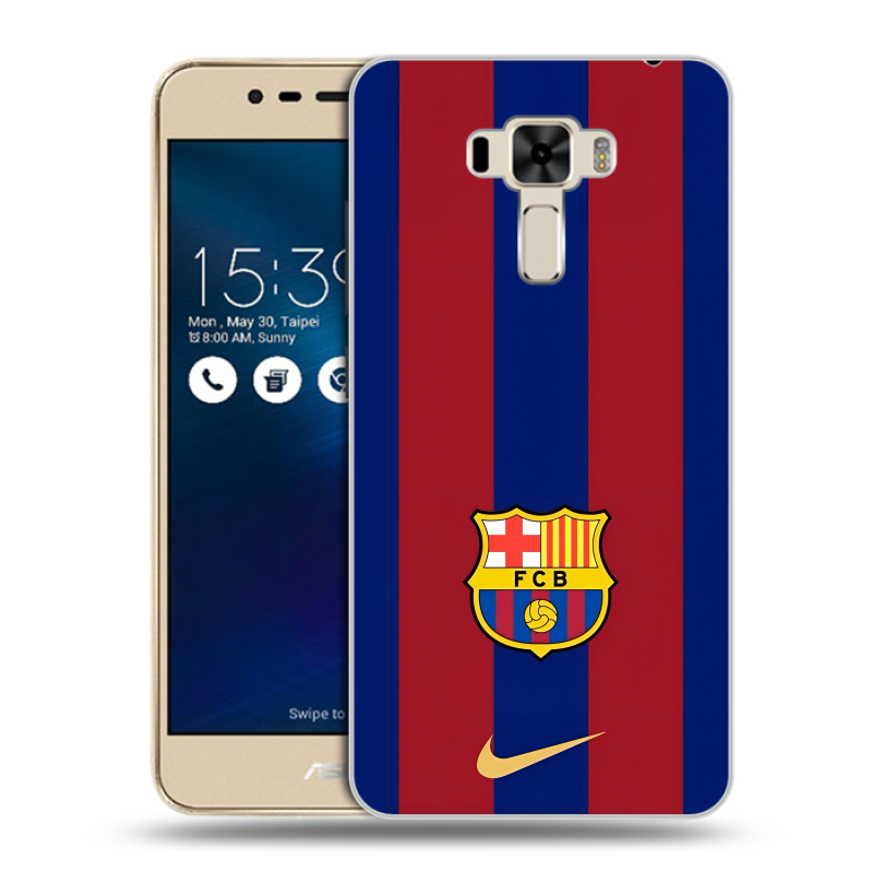 Силиконовый чехол на Asus ZenFone 3 Laser с принтом Барселона Barcelona Силиконовый чехол на Asus ZenFone 3 Laser с принтом Барселона Barcelona
