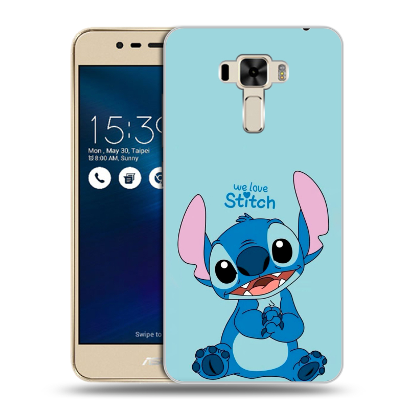 Силиконовый чехол на Asus ZenFone 3 Laser с принтом Лило и Стич Силиконовый чехол на Asus ZenFone 3 Laser с принтом Лило и Стич