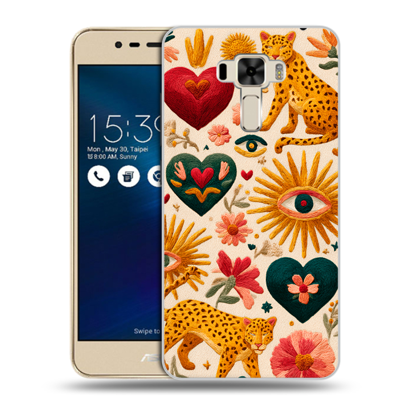 Силиконовый чехол на Asus ZenFone 3 Laser с принтом Модный принт Силиконовый чехол на Asus ZenFone 3 Laser с принтом Модный принт