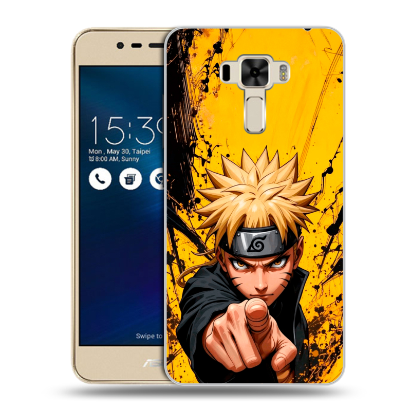 Силиконовый чехол на Asus ZenFone 3 Laser с принтом Naruto Наруто Силиконовый чехол на Asus ZenFone 3 Laser с принтом Naruto Наруто