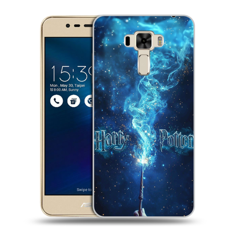 Силиконовый чехол на Asus ZenFone 3 Laser с принтом Harry Potter Гарри Поттер Силиконовый чехол на Asus ZenFone 3 Laser с принтом Harry Potter Гарри Поттер