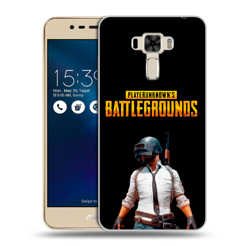 Силиконовый чехол на Asus ZenFone 3 Laser с принтом PUGB ПАГБ Силиконовый чехол на Asus ZenFone 3 Laser с принтом PUGB ПАГБ