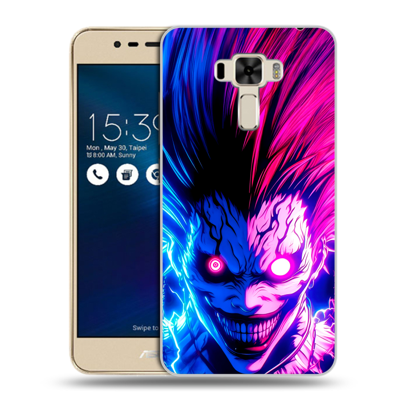 Силиконовый чехол на Asus ZenFone 3 Laser с принтом Death note Тетрадь смерти Силиконовый чехол на Asus ZenFone 3 Laser с принтом Death note Тетрадь смерти