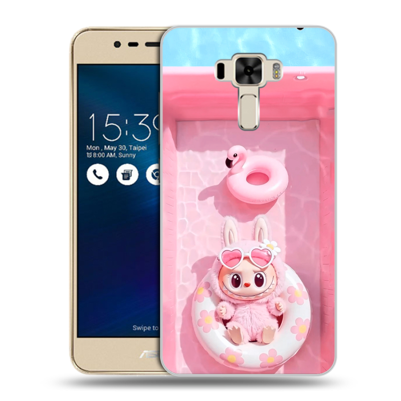 Силиконовый чехол на Asus ZenFone 3 Laser с принтом Labubu Лабубу Силиконовый чехол на Asus ZenFone 3 Laser с принтом Labubu Лабубу