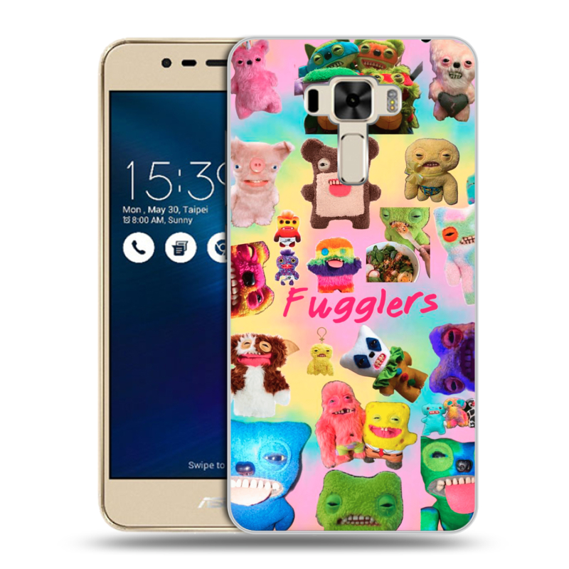 Силиконовый чехол на Asus ZenFone 3 Laser с принтом Флагер Fuggler Силиконовый чехол на Asus ZenFone 3 Laser с принтом Флагер Fuggler