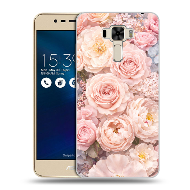 Силиконовый чехол на Asus ZenFone 3 Laser с принтом женский Силиконовый чехол на Asus ZenFone 3 Laser с принтом женский