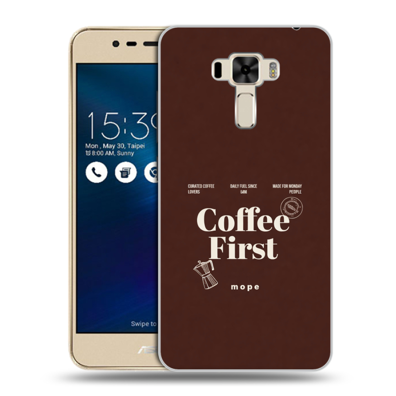Силиконовый чехол на Asus ZenFone 3 Laser с принтом женский Силиконовый чехол на Asus ZenFone 3 Laser с принтом женский