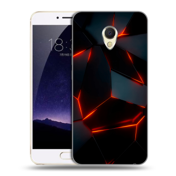 Пластиковый чехол на Meizu MX6 с принтом Яркие абстракции Пластиковый чехол на Meizu MX6 с принтом Яркие абстракции
