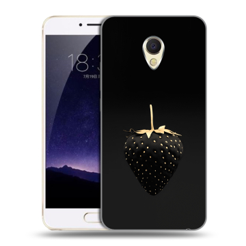 Пластиковый чехол на Meizu MX6 с принтом Черная клубника Пластиковый чехол на Meizu MX6 с принтом Черная клубника