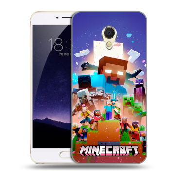 Пластиковый чехол на Meizu MX6 с принтом Майнкрафт Minecraft Пластиковый чехол на Meizu MX6 с принтом Майнкрафт Minecraft