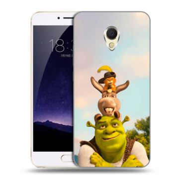 Пластиковый чехол на Meizu MX6 с принтом Шрек Shrek