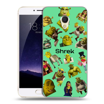 Пластиковый чехол на Meizu MX6 с принтом Шрек Shrek