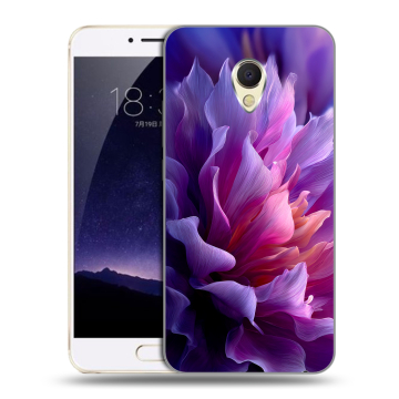 Пластиковый чехол на Meizu MX6 с принтом женский цветы Пластиковый чехол на Meizu MX6 с принтом женский цветы