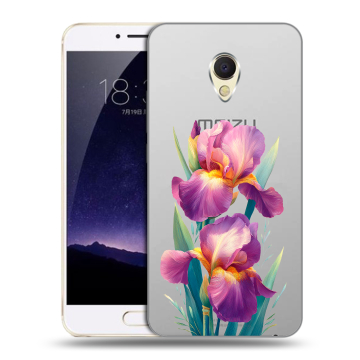 Пластиковый чехол на Meizu MX6 с принтом Цветы орхидеи