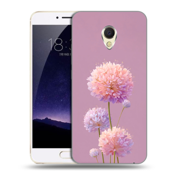Пластиковый чехол на Meizu MX6 с принтом Цветы