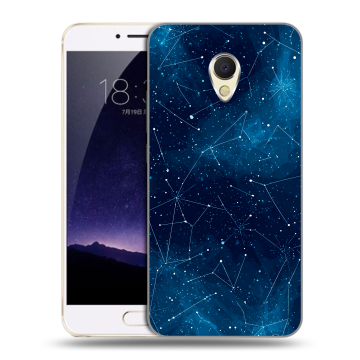 Пластиковый чехол на Meizu MX6 с принтом Космос звезды
