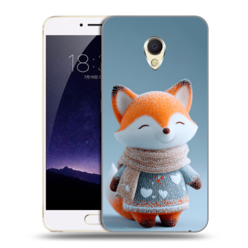 Пластиковый чехол на Meizu MX6 с принтом Лиса
