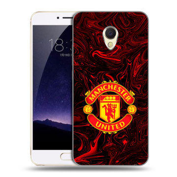 Пластиковый чехол на Meizu MX6 с принтом Manchester United