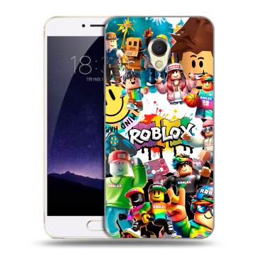 Пластиковый чехол на Meizu MX6 с принтом Roblox Роблокс Пластиковый чехол на Meizu MX6 с принтом Roblox Роблокс