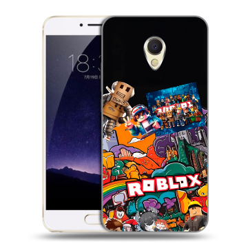 Пластиковый чехол на Meizu MX6 с принтом Roblox Роблокс Пластиковый чехол на Meizu MX6 с принтом Roblox Роблокс