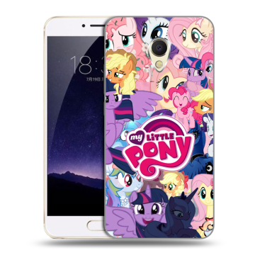 Пластиковый чехол на Meizu MX6 с принтом My little pony Дружба чудо