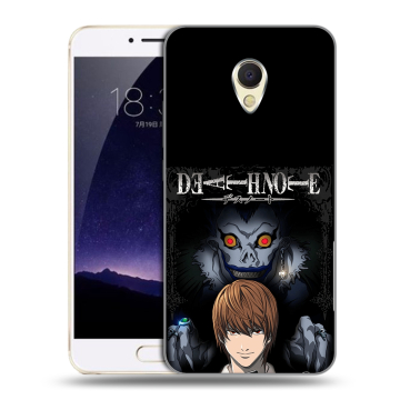 Пластиковый чехол на Meizu MX6 с принтом Death note Тетрадь смерти