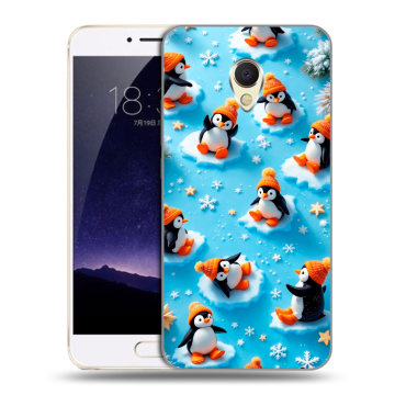 Пластиковый чехол на Meizu MX6 с принтом Новый год