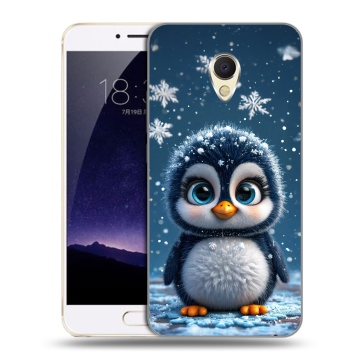 Пластиковый чехол на Meizu MX6 с принтом Новый год