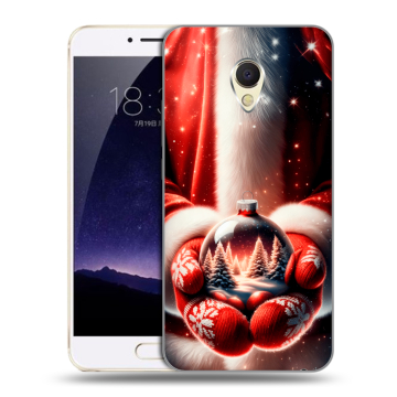 Пластиковый чехол на Meizu MX6 с принтом Новый год