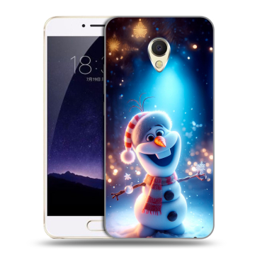 Пластиковый чехол на Meizu MX6 с принтом Новый год