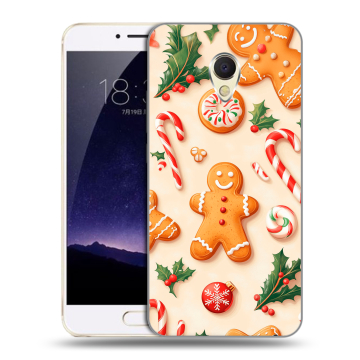 Пластиковый чехол на Meizu MX6 с принтом Новый год