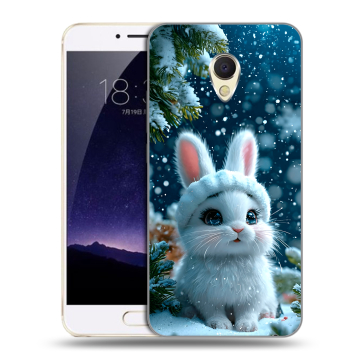 Пластиковый чехол на Meizu MX6 с принтом Новый год