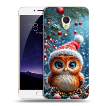 Пластиковый чехол на Meizu MX6 с принтом Новый год
