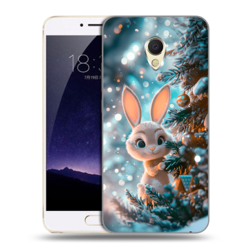 Пластиковый чехол на Meizu MX6 с принтом Новый год