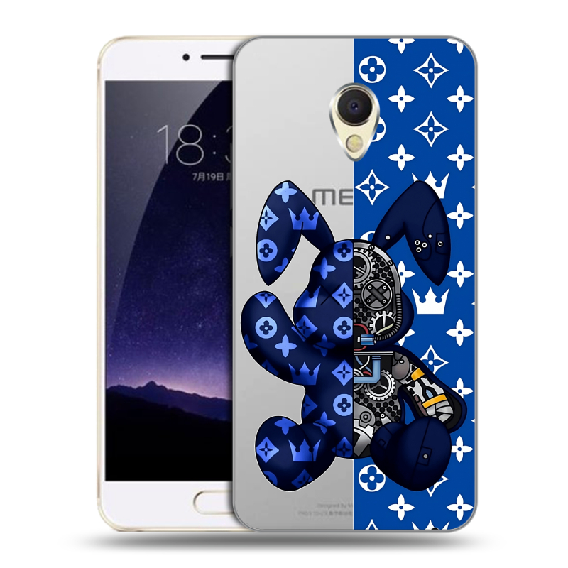 Пластиковый чехол на Meizu MX6 с принтом Луи робот Пластиковый чехол на Meizu MX6 с принтом Луи робот