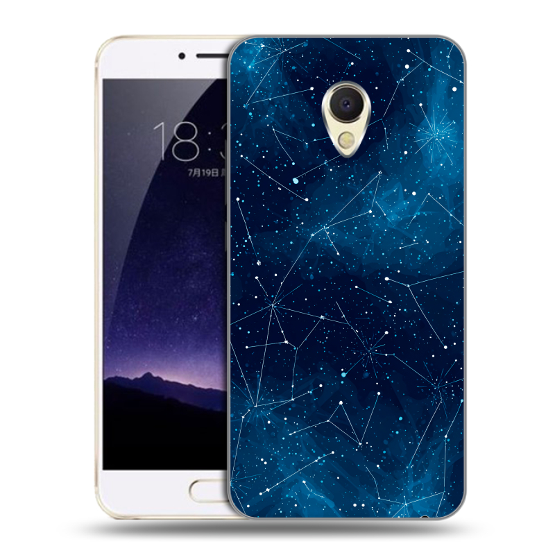 Пластиковый чехол на Meizu MX6 с принтом Космос звезды Пластиковый чехол на Meizu MX6 с принтом Космос звезды
