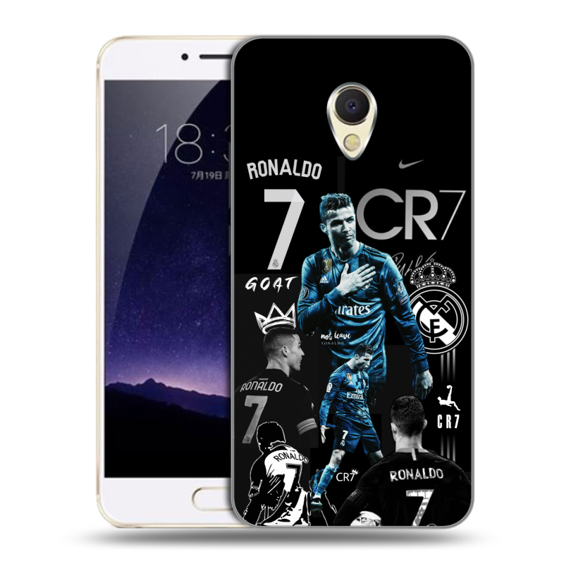 Пластиковый чехол на Meizu MX6 с принтом Реал Роналдо Пластиковый чехол на Meizu MX6 с принтом Реал Роналдо