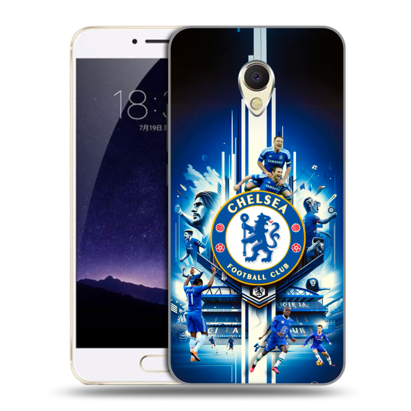 Пластиковый чехол на Meizu MX6 с принтом Chelsea Челси Пластиковый чехол на Meizu MX6 с принтом Chelsea Челси