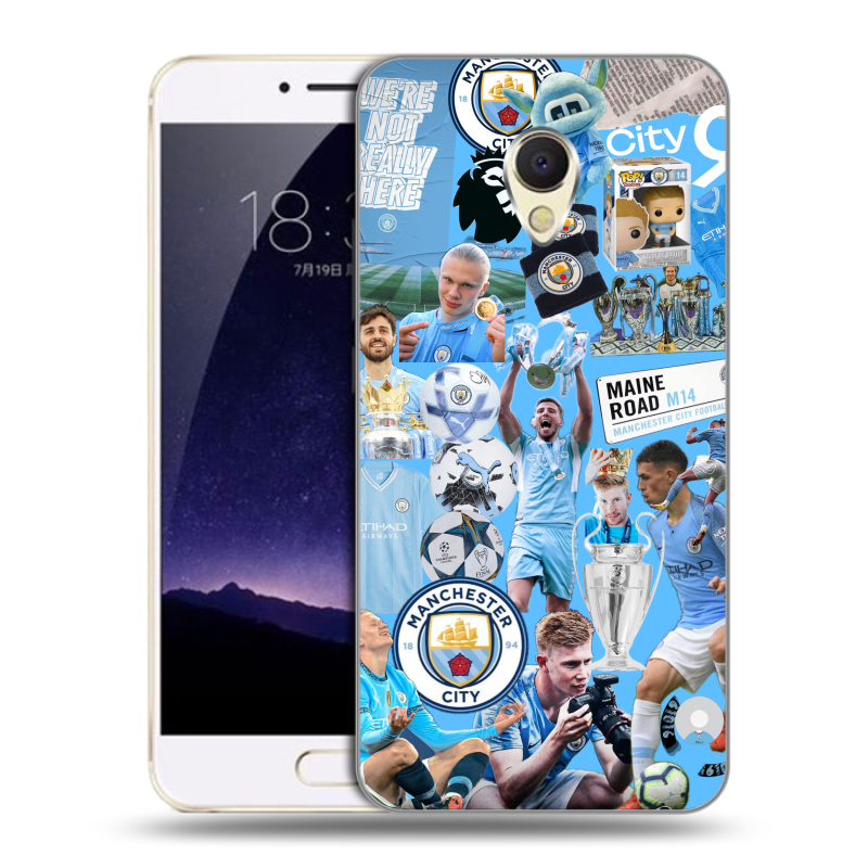 Пластиковый чехол на Meizu MX6 с принтом Man City Манчестер Сити Пластиковый чехол на Meizu MX6 с принтом Man City Манчестер Сити