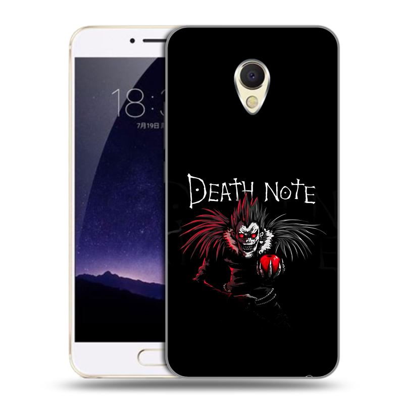 Пластиковый чехол на Meizu MX6 с принтом Death note Тетрадь смерти Пластиковый чехол на Meizu MX6 с принтом Death note Тетрадь смерти