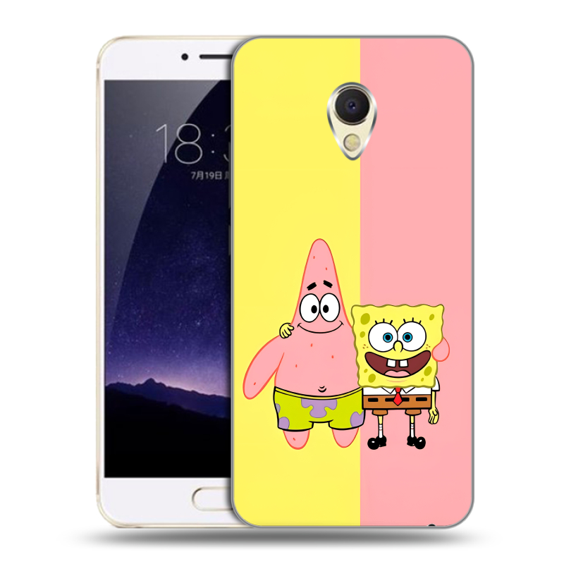 Пластиковый чехол на Meizu MX6 с принтом Спанч боб Спанчбоб Пластиковый чехол на Meizu MX6 с принтом Спанч боб Спанчбоб