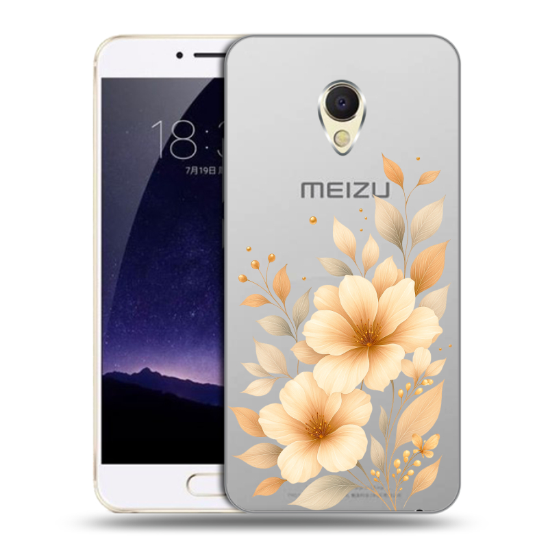 Пластиковый чехол на Meizu MX6 с принтом для девушки Пластиковый чехол на Meizu MX6 с принтом для девушки