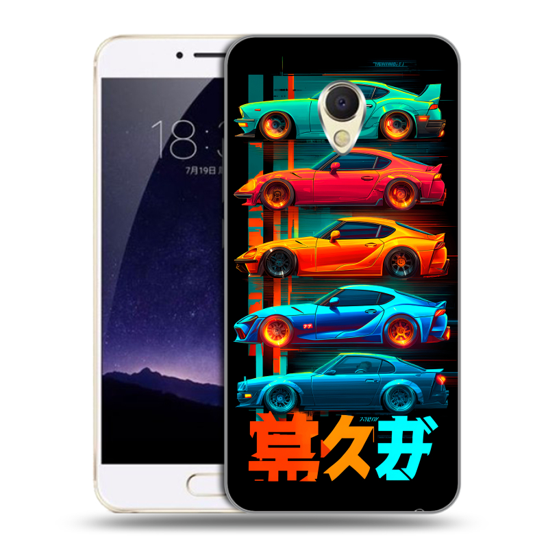Пластиковый чехол на Meizu MX6 с принтом машины тачки Пластиковый чехол на Meizu MX6 с принтом машины тачки